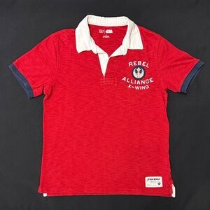 2/$13 Star Wars Rebel Alliance X-Wing Polo Shirt ‘77